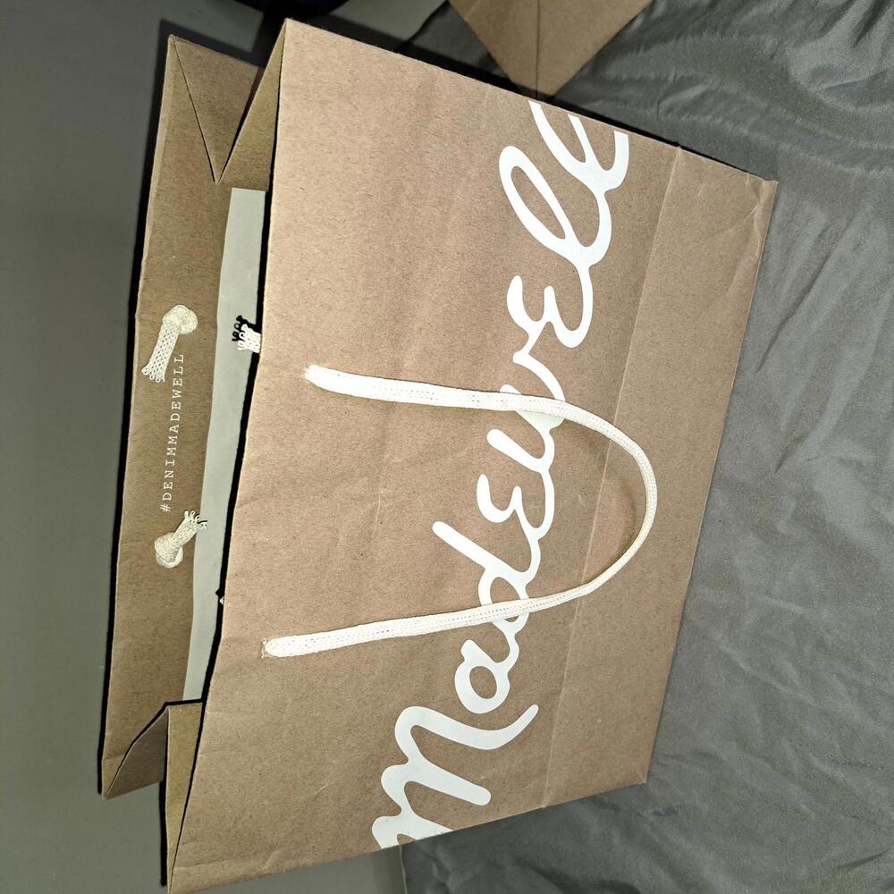 Madewell Branded Paper Shopping Bag